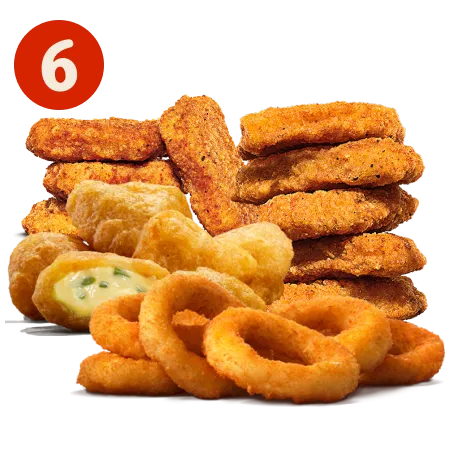 9 Nuggets + 6 Onion Rings + Chili Cheese Nuggets