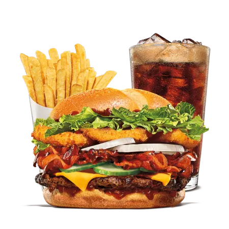Summer Crunch Beef Burger Meal 