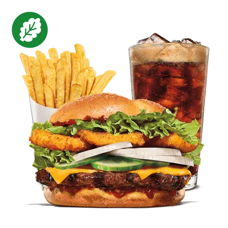 Summer Crunch Plant-Based Burger Meal